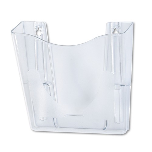 Deflecto DocuPocket Portrait Wall File Pocket A4/Magazines/Portfolios Clear