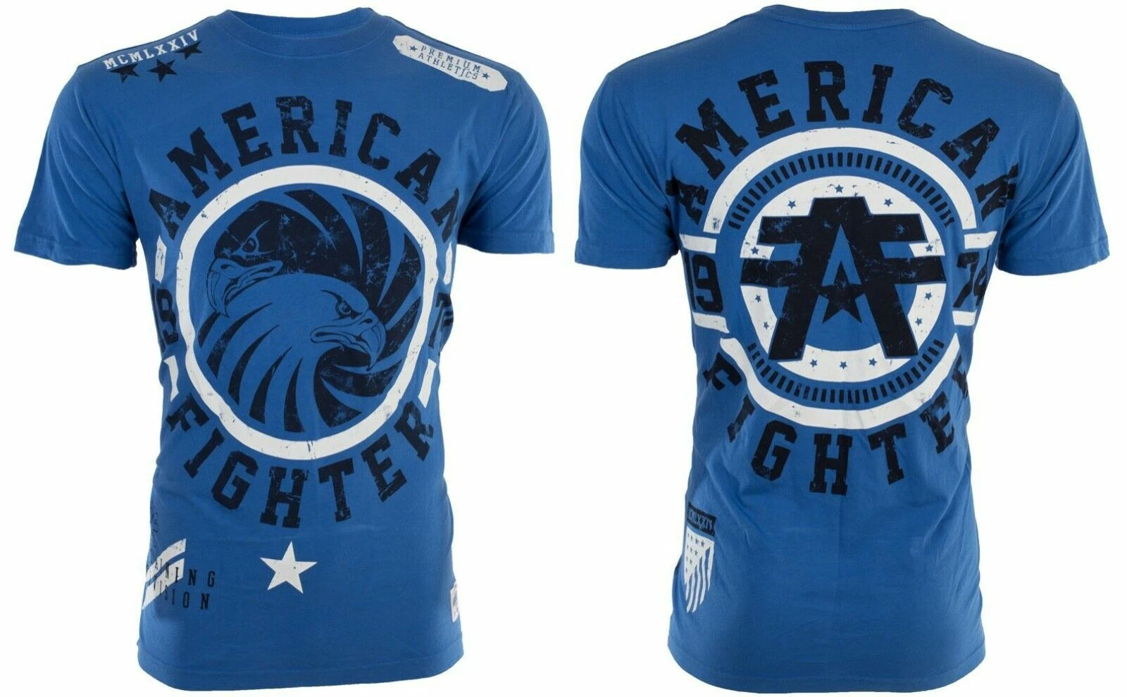 AMERICAN FIGHTER Bradley Eagle Blue Athletic Mens Crewneck T-shirt L-3XL NWT
Opens in a new window o