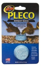 Zoomed Pleco Banquet Block Fancy Plec Catfish Sinking Bottom Feeding Block