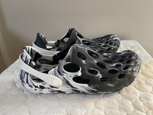 Merrell Hydro Moc Mens Sz 8.5 Wmns Sz 10-White Black Marble Sandals Water Shoes - Picture 16 of 16