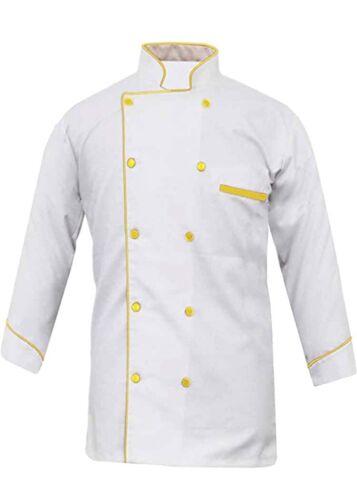 Chaqueta Doble Pecho Hombres Chef Works Abrigo Cocina Uniforme Cocinero Camisa - Imagen 11 de 23