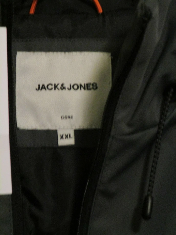 NUEVO CON ETIQUETAS ~ Chaqueta Jack and Jones Core para Hombres ~ Gris ~ Talla XXL Foto 3 de 3