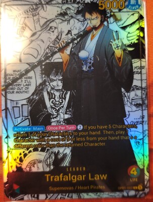 One Piece TCG Custom Leader - Trafalgar Law (OP01-002) | eBay
