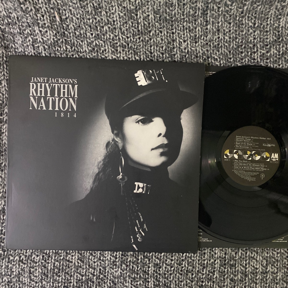 洋楽 Janet Jackson Rhythm Nation 1814 LP Janet Jackson Lp Rhythm Nation 1814 1989 N. M Original Press