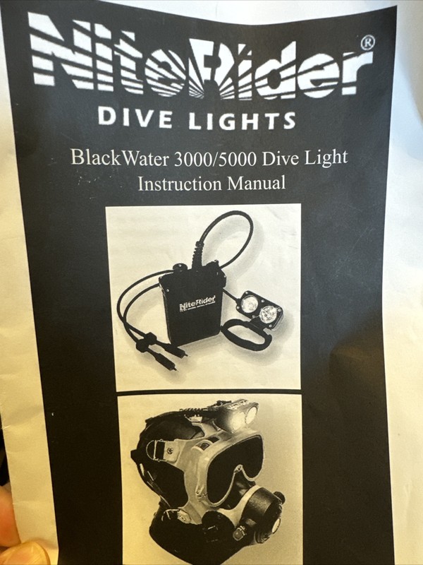 Nite Rider Blackwater 3000 Dual Halogen Dive Light