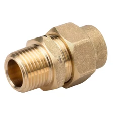 1/2 In. Csst X 1/2 In. Mipt Brass Male Adapter | Steel Home Flex Homeflex