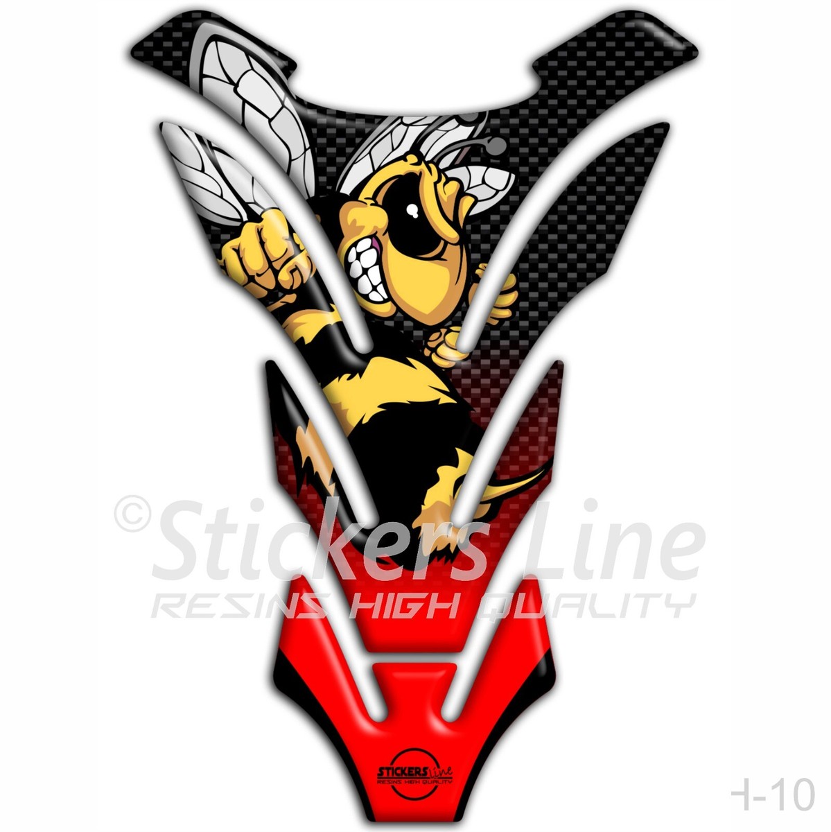 のん Resin Tank Pad HONDA HORNET Adhesive 3D Tank Model for