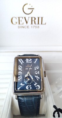GEVRIL Avenue of Americas 5034 Triple Calendar Swiss Automatic Watch $9450