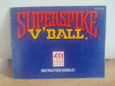 SUPER SPIKE V 'Ball Original NES Nintendo Game Instruction Manual Booklet