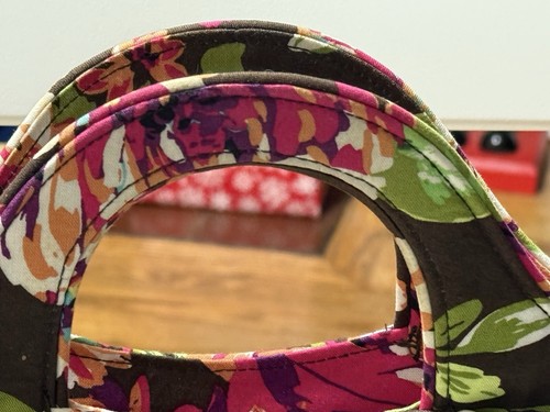 Vera Bradley Brown Floral Bag - Picture 3 of 10