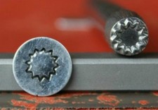 SUPPLY GUY 7mm Sun Metal Punch Design Stamp SG375-14, Made in the USA