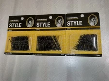 300pcs/lot Plated Thin U Shape Hair Bobby Pin Black Metal Clips 