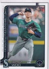 2025 Topps MLB Baseball Series 1 No. 327 Bryan Woo Mariners