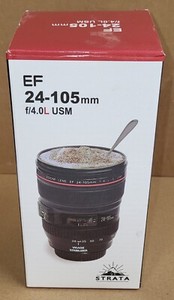 STRATA CUPS EF 24-105mm f/4.0 L USM Zoom Camera Lens Coffee Mug -13.5oz 