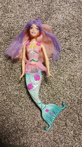 Barbie Fairytopia Mermaidia Mermaid Shella 2005 (good condition, small stain)