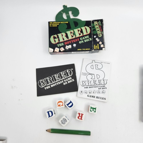 Uno Dare Card Game 2013 Has 1 Damaged Card Greed Dice Game Pre-owned - Picture 13 of 24