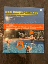 New!  sports challenge basketball hoop  net water pool inflatable