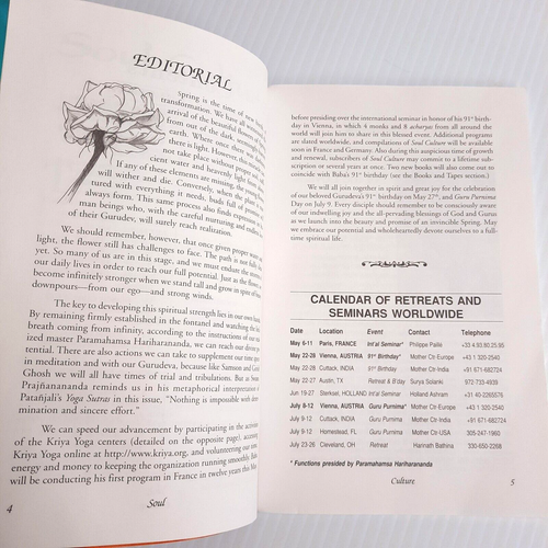 Soul Culture, Journal of Kriya Yoga, Spring 1998 Volume 8.2, Paperback - Picture 14 of 16