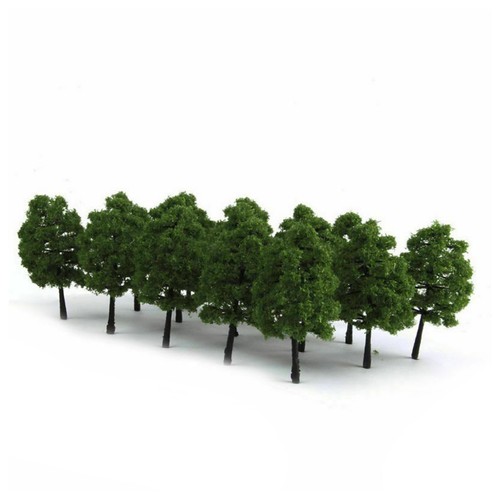 20x 9cm HO OO Scale Model Trees Train Railroad Layout Diorama Wargame Scenery GN - Picture 2 of 11