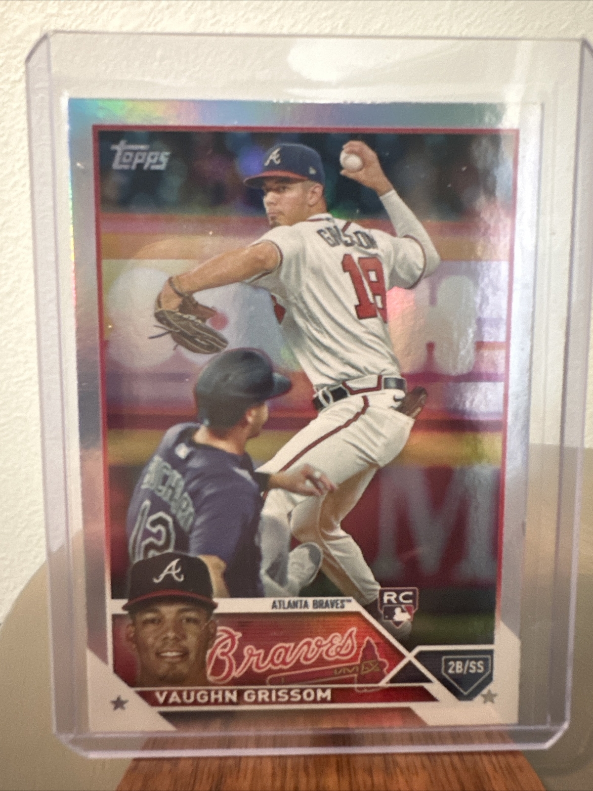 2023 Topps Series 1 Vaughn Grissom (RC) #275 Rainbow Foil