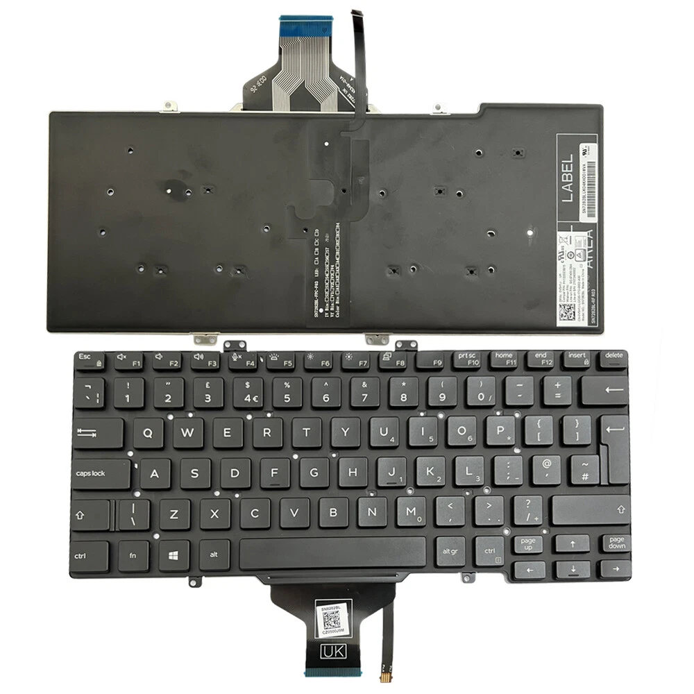 UK Keyboard Backlight FOR Dell Latitude 7400 3400 5400 7410 5401