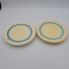 Fisher Price 2107 Family Dinnerware Vintage 1987 6 Floral Dinner Plates 5-3/8"