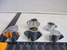 Hot/Cold Faucet Knobs: Different sizes Lot of 5 