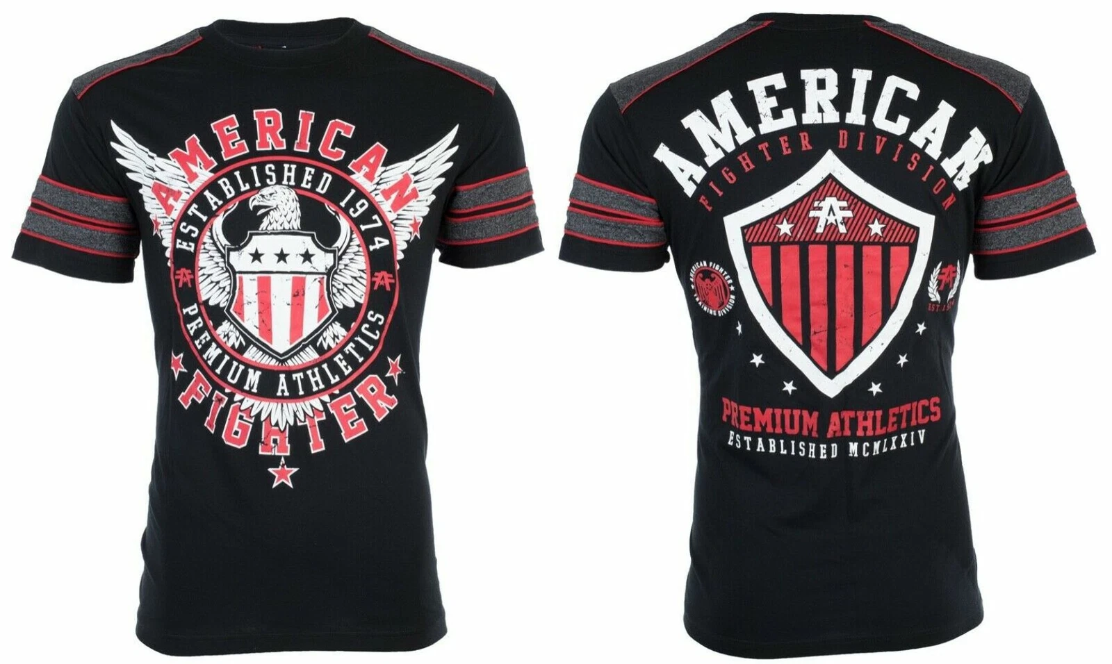 AMERICAN FIGHTER Excelsior Black Red Athletic Mens Crewneck T-shirt L-3XL NWT
Opens in a new window 