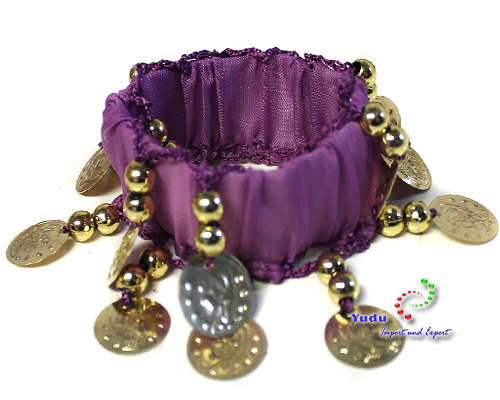 Paar Bauchtanz Armband mit Münzen Perlen Kostüme Karneval - Bild 3 von 6