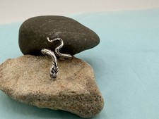 Sterling Silver .925 Snake Serpent Size 4 ring