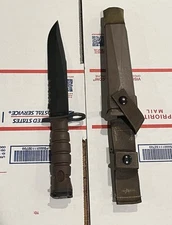 Original USGI USMC OKC3S Marine Corps Bayonet & Scabbard Ontario Knife Co.