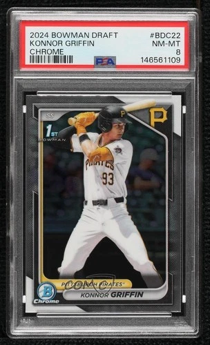 2024 Bowman Draft Chrome Konnor Griffin #BDC-22 PSA 8