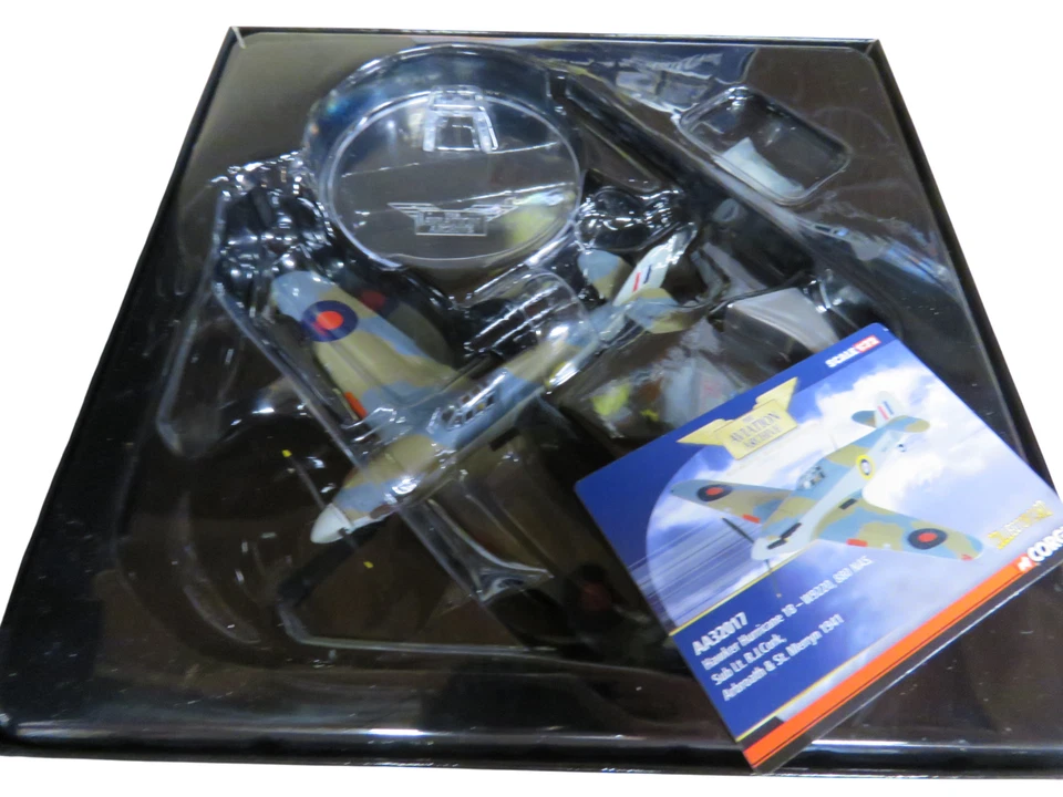 Corgi Aviation Archive 1941 Hawker Hurricane 1B-W9220 AA32017 1.72 Scale - NEW - Image 3 of 4