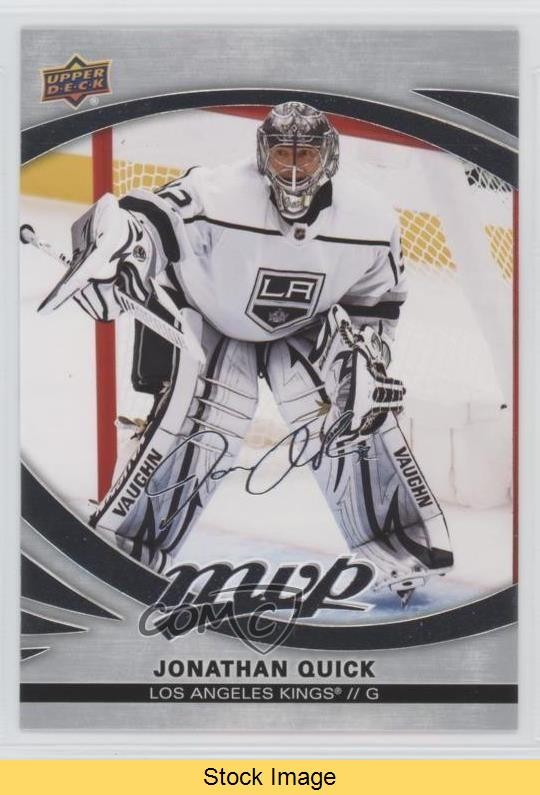 2023-24 Upper Deck MVP Silver Script Jonathan Quick #64 READ 0sd7