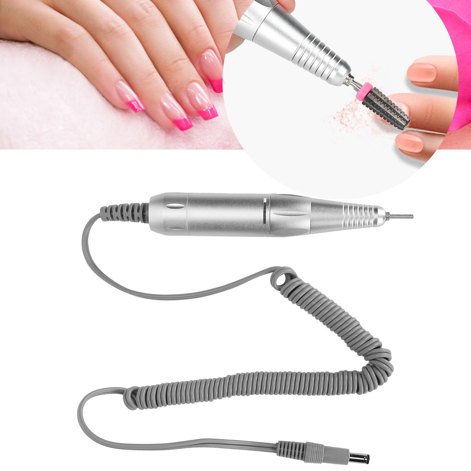 Handle For Electric Nail Drill Machine Manicure Tool for Nail Polisher Grinder