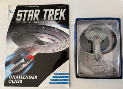 Eaglemoss Star Trek USS Buran NCC-57580 Challenger Class Issue #114 NIB w/Mag