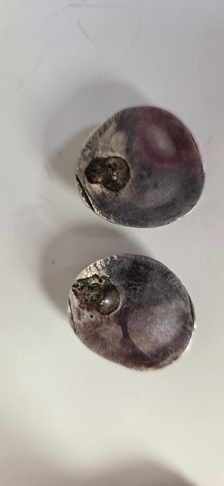 Native American irregular shaped round turquoise … - image 5