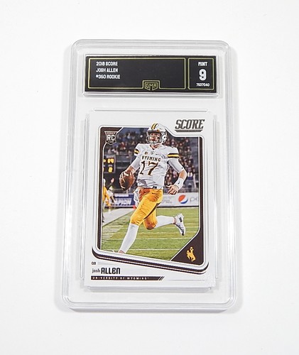 2018 Score Josh Allen RC #350 Rookie GMA 9