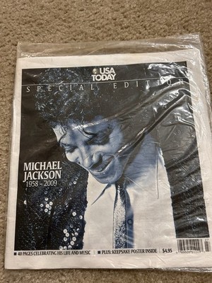 【歴史的資料】USA TODAY マイケルジャクソン 追悼特別号 2009年 USA TODAY Michael Jackson Death Special Edition, July 2009 | eBay