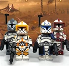 4x Custom Minifigures - Captain Rex, Commander Cody, Wolffe, Fox lego star wars