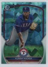 2023 Bowman Sapphire Chrome Prospects Aqua 5/55 Kumar Rocker #BCP-39 yl0