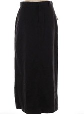 Vintage 90’s Gap Size 12 Black Structured Midi Maxi Length Skirt Belt Loops NWT