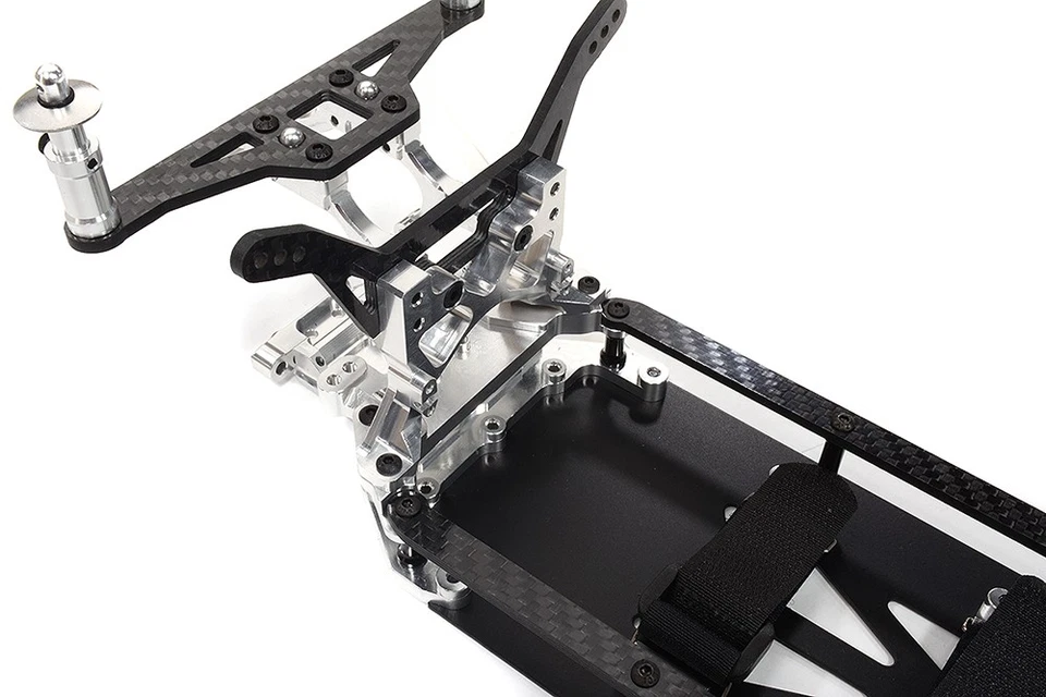Alloy Chassis & Carbon Fiber Conversion Kit for Team Associated DR10 Drag - Image 2 of 4