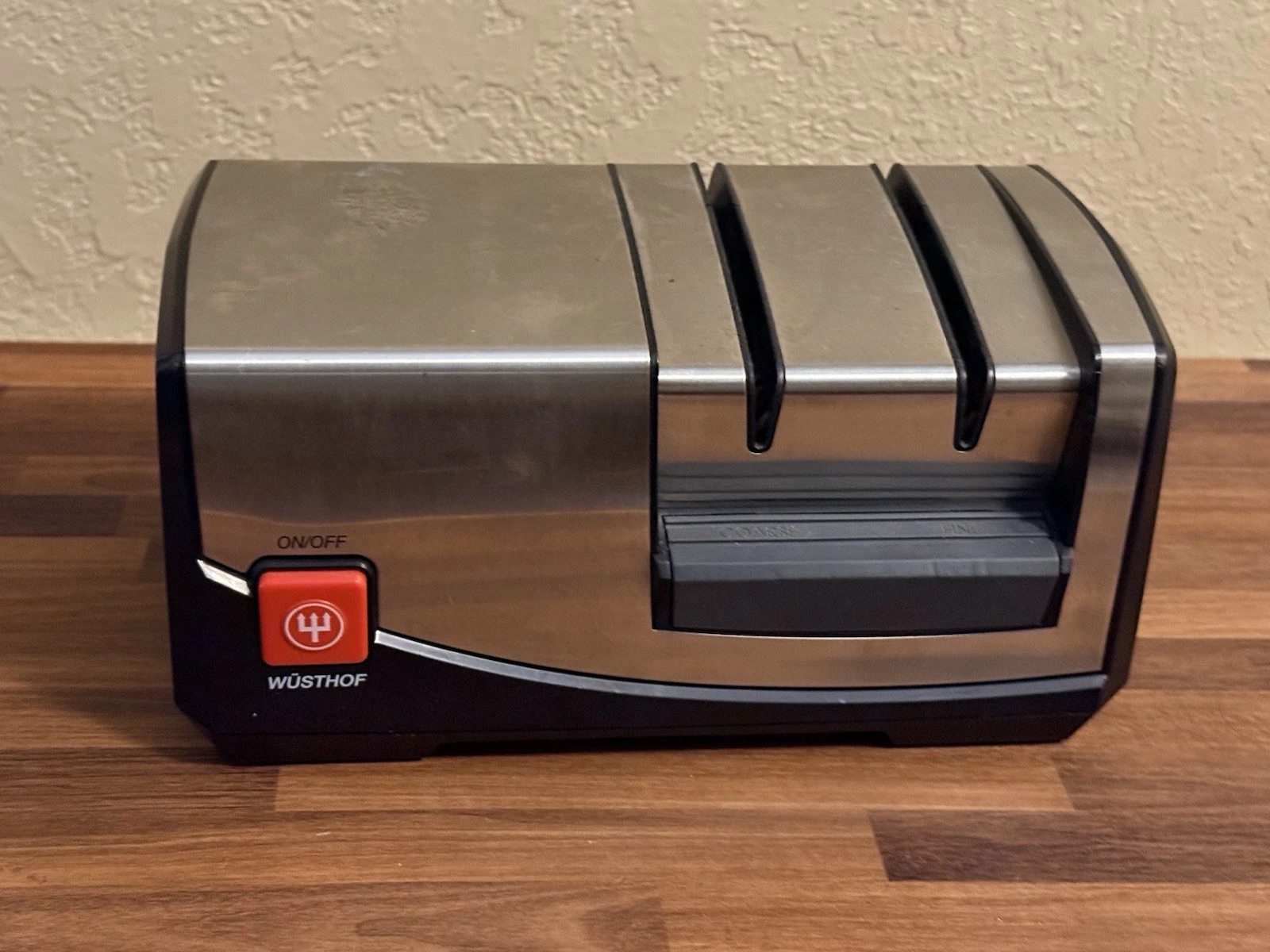 Wusthof Electric Knife Sharpener 2 Stage Model 2908 Precision Edge Diamond Wheel