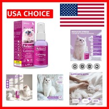 1.7oz Cat Calming Spray - Drug-Free Pheromone Formula for Stress and Scratching
