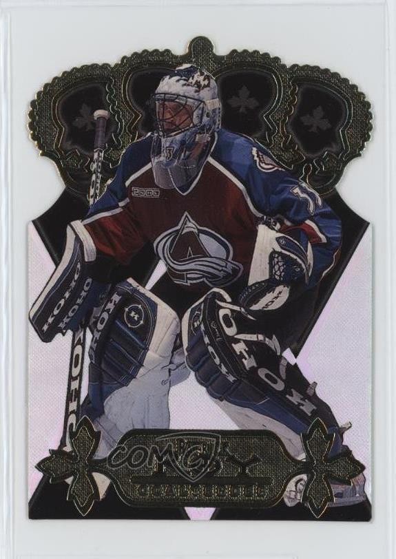 2000-01 Pacific Gold Crown Die-Cuts Patrick Roy #10 HOF 0qo1