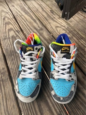 Nike SB Dunk Low Chunky Dunky Multicolor Skate Shoes US 8.5 Medium
