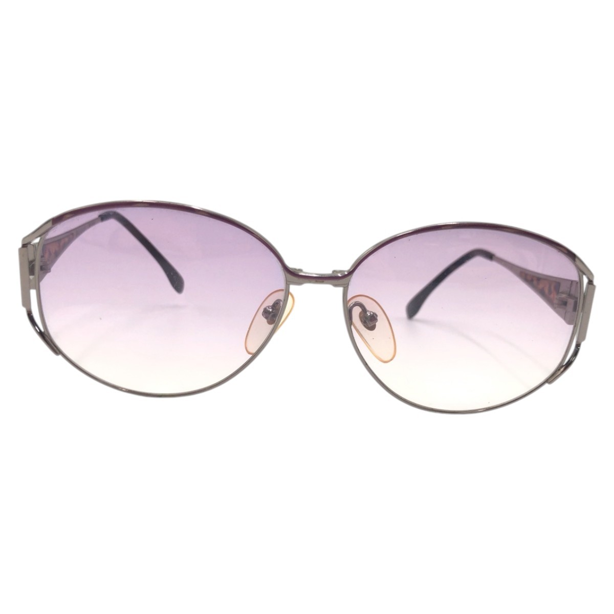 Occhiali da sole YVES SAINT LAURENT vintage YSL 31 2601 67 2N viola argento metallo