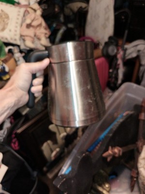 OXO Stainless Steel Coffee Pitcher Carafe, Brushed Silver/Black Handle
