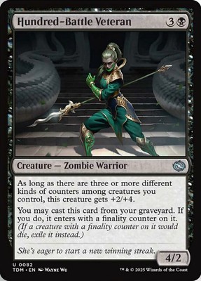 Hundred-Battle Veteran - Foil x1 - Tarkir: Dragonstorm - NM-Mint, English - Tark